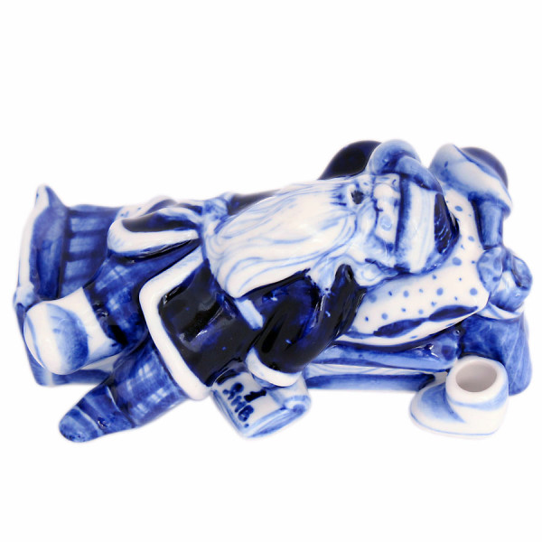 Фигурка Гжель "Дед Мороз 1 Января" №CHS171 Фигурка Гжель "Дед Мороз 1 Января" №CHS171