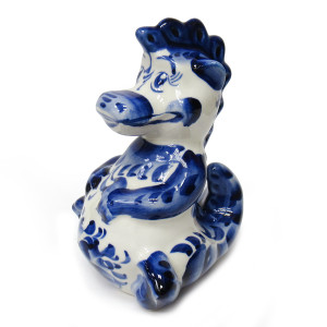 Фигурка Гжель "Дракон Илья" №12313