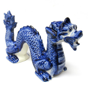 Фигурка Гжель "Дракон Китайский" №12314