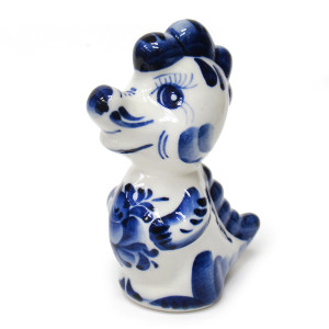 Фигурка Гжель "Дракон Глазастый" №27141