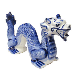 Фигурка Гжель "Дракон Китайский" бол. №27148