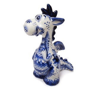 Фигурка Гжель "Дракон Красавец" №27149