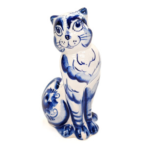 Фигурка Гжель "Кошечка" №12332