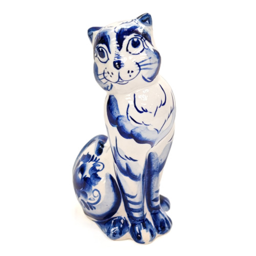 Фигурка Гжель "Кошечка" №12332