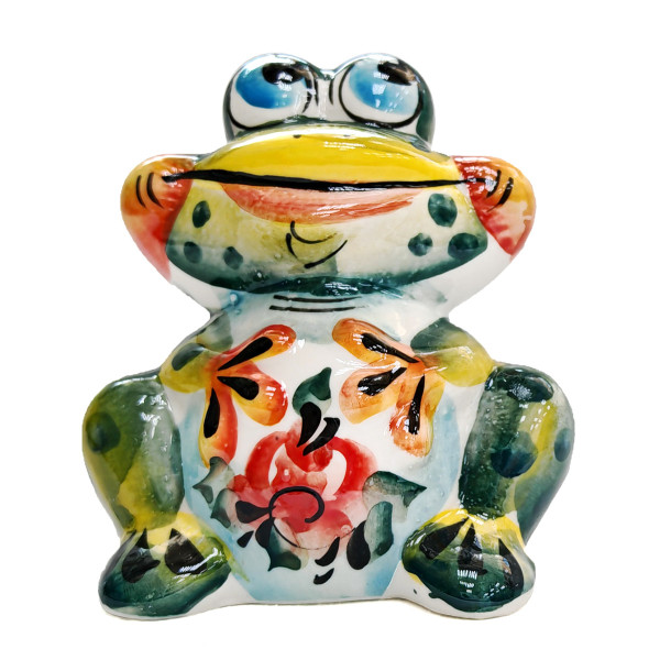 Фигурка Гжель "Лягушка" №12345-2 Фигурка Гжель "Лягушка" №12345-2