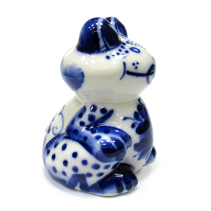 Фигурка гжель "Лягушка" №2749