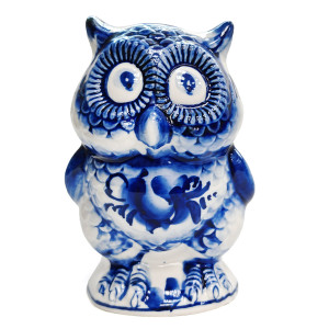 Фигурка Гжель "Сова" №12343