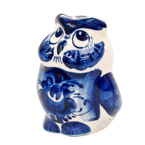 Фигурка Гжель "Сова" №12353-5