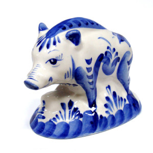 Фигурка гжель "Кабан" №2788