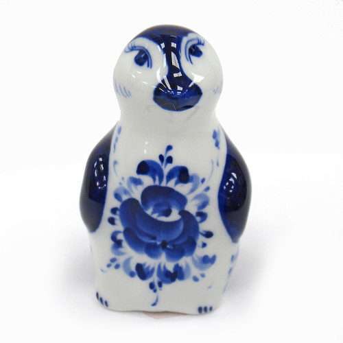 Фигурка Гжель "Пингвин" №T020