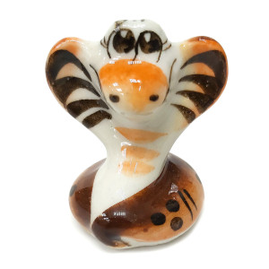 Фигурка Гжель "Змея Гоша" цв. №12318