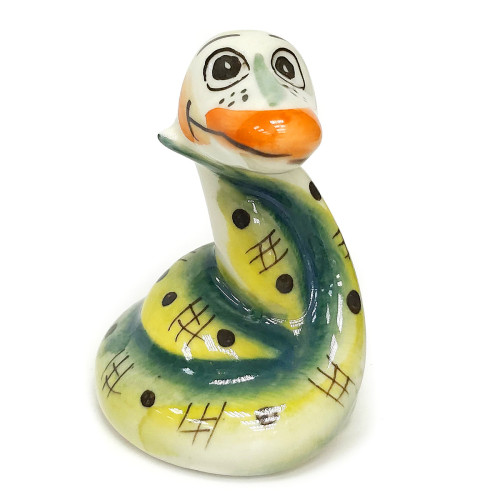 Фигурка Гжель "Змея Федя" цв. №12324