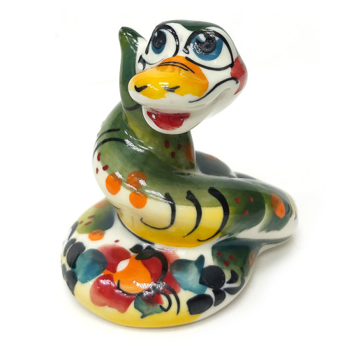 Фигурка Гжель "Змея Рома" цв. №12325