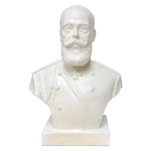 Фигурка из гипса бюст "Александр III" №535-3