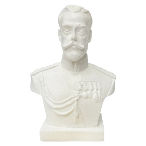 Фигурка из гипса бюст "Николай II" №535-1