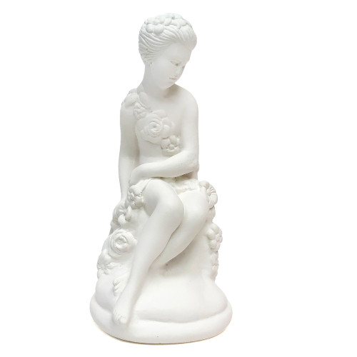 Фигурка из гипса "Девушка на камне" №870-2