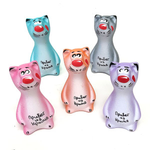 Фигурка из гипса "Кот. Привет из Крыма" №FG-5