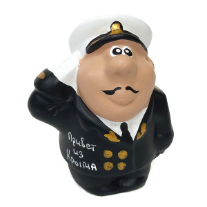 Фигурка из гипса "Адмирал. Привет из Крыма" чёрный №FG-8-1