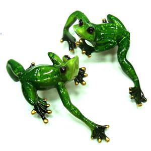 Фигурка из полистоуна "Лягушка" №YX9003