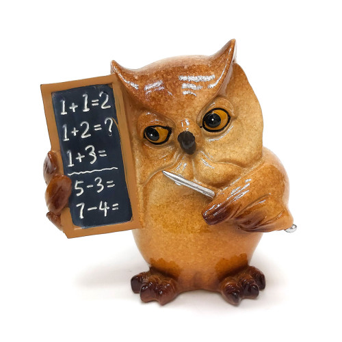 Фигурка из полистоуна "Сова учитель" №YX11013 