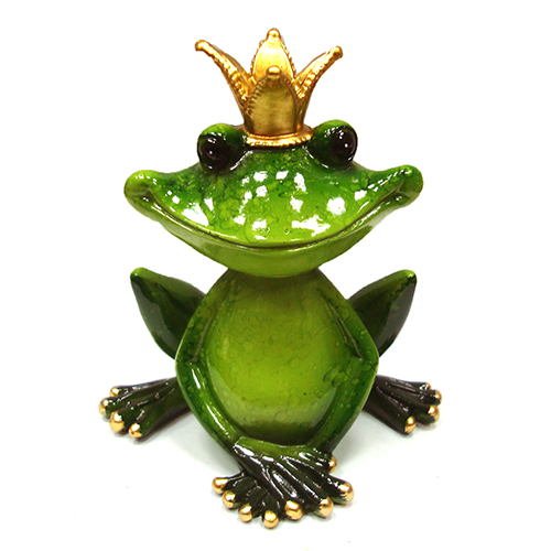 Фигурка из полистоуна "Лягушка царевна" №YX1775