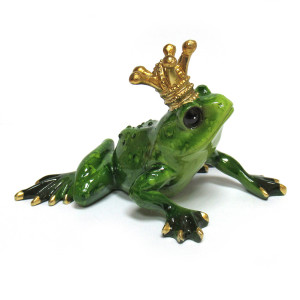 Фигурка из полистоуна "Лягушка царевна" №YX2108