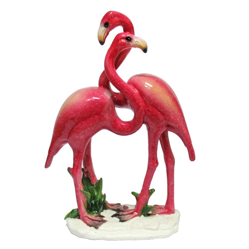 Фигурка из полистоуна "Фламинго парочка" №YX3521H