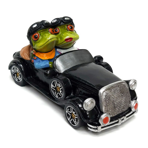 Фигурка из полистоуна "Лягушки в машине" №YX39031