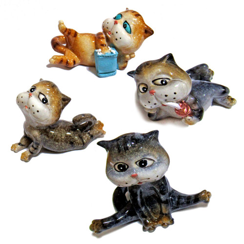 Фигурка из полистоуна "Котики" №YX51012