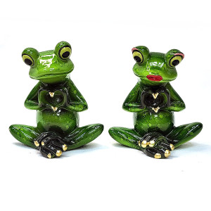 Фигурка из полистоуна "Лягушка" №YX59001D