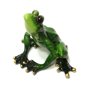 Комплект фигурок из полистоуна "Лягушки" №YX9002