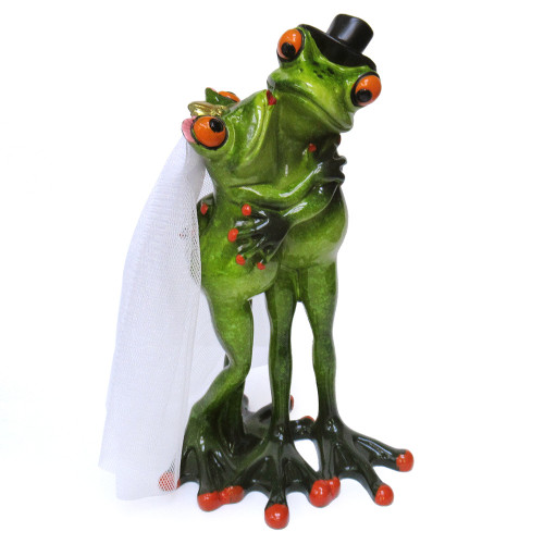 Фигурка из полистоуна "Лягушка - жених и невеста" №YX99041