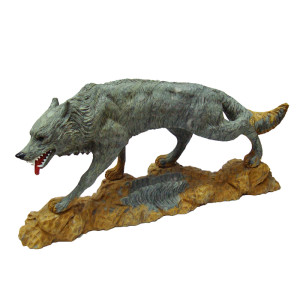 Фигурка из Яшмы "Волк" №2A80-03