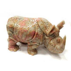 Фигурка из Яшмы "Носорог" №2A80-9