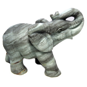 Фигурка каменная из Агата "Слон" №13-012