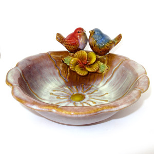 Конфетница из керамики "Птицы" №1811A