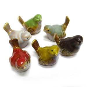 Комплект фигурок из керамики "Птицы" №G273807