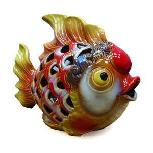 Фигурка из керамики "Рыба" №JY0610