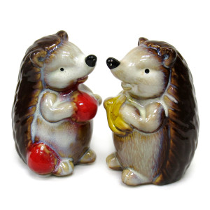 Фигурка из керамики "Ежик" (комплект) №JY1860