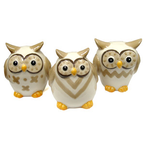 Фигурка-копилка из керамики "Сова" №JY1899