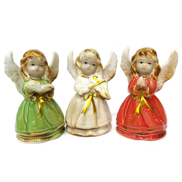 Комплект фигурок из керамики "Ангелочки" №276351 Комплект фигурок из керамики "Ангелочки" №276351
