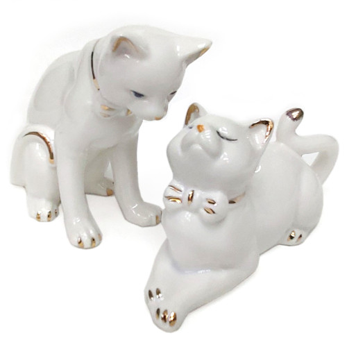 Комплект фигурок из фарфора "Кошки" №1002B