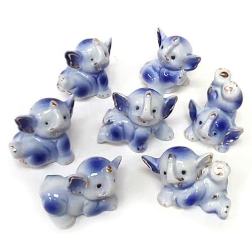 Комплект фигурок из фарфора "Слоники" №0170