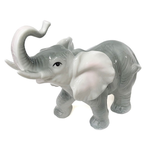 Фигурка из фарфора "Слон" серый №2893-4