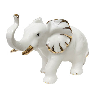 Фигурка из фарфора "Слон" белый №2894