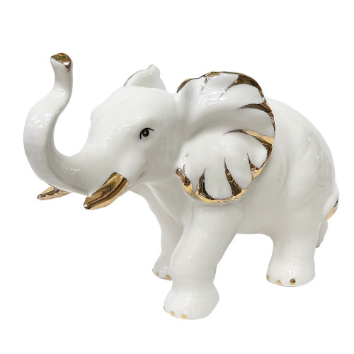 Фигурка из фарфора "Слон" белый №2894