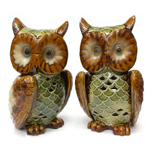 Комплект фигурок аромоламп из керамики "Совы" №282244