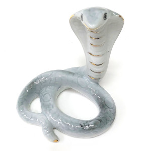 Фигурка из фарфора "Змея-Кобра" №2413AB