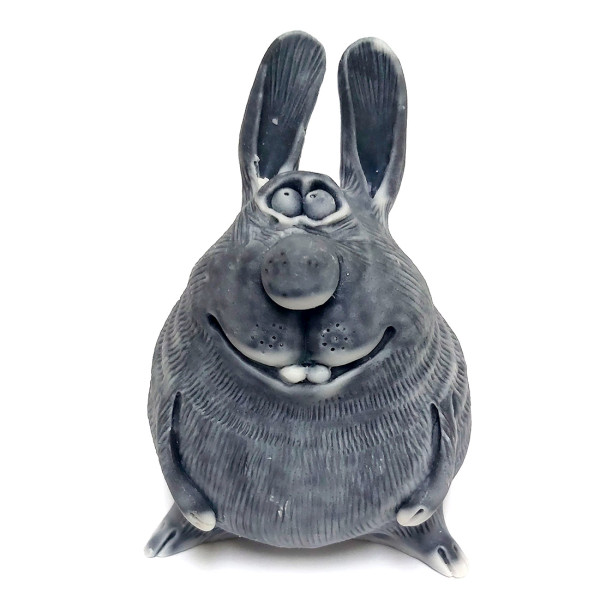 Фигурка из мраморной крошки "Заяц" №EX68 Фигурка из мраморной крошки "Заяц" №EX68