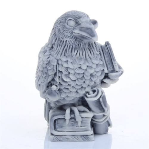 Фигурка из мраморной крошки "Ворон ученый" №J293